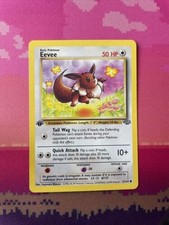 Pokemon Card Eevee Jungle 1st