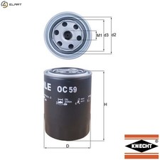OIL FILTER OC 59 FOR 3.144