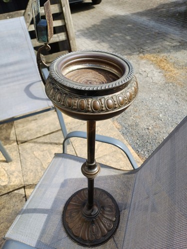 Vintage smokers stand brass - stand,