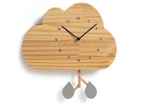 New habitat wooden - habitat, clock