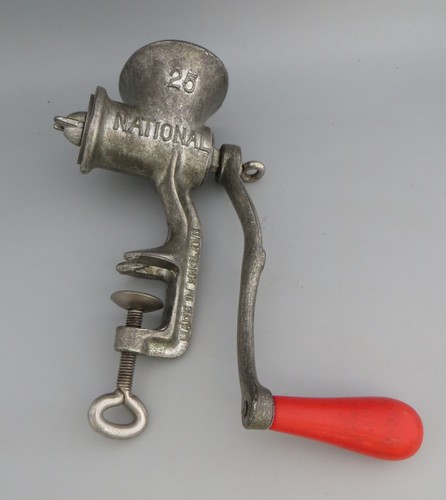 Vintage spong meat mincer - vintage,