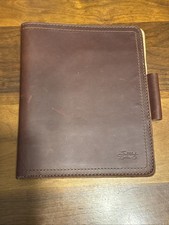 Saddleback Leather Large Moleskin Cover Chestnut