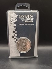 Sonic The Hedgehog Silver Coin Rare Limited Edition Only 5000 Worldwide 