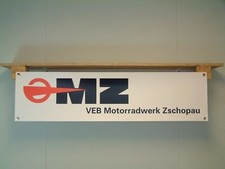 MZ Motorcycle Banner Garage