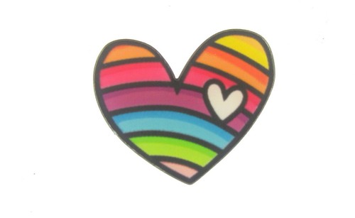 Rainbow badge acrylic lgbt - rainbow,