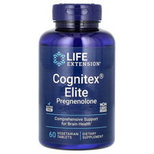 Life Extension, Cognitex Elite Pregnenolone, 60 Tablets  Expiry:06/2027