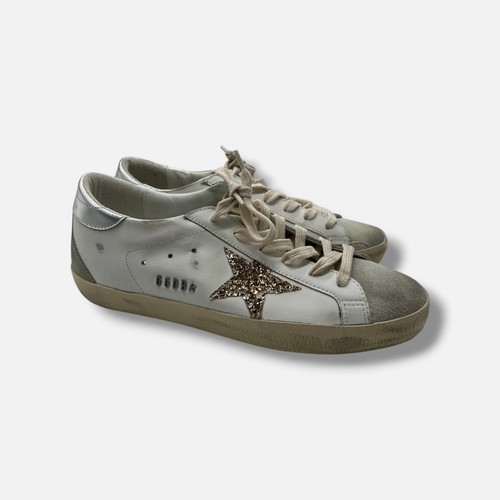 Golden goose women white - golden,