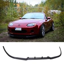 For Mazda Miata Mx5 NC Cupra R Style Front Bumper Splitter Lip 3pcs Matte Black