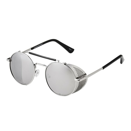 Silver mirrored steampunk - silver,