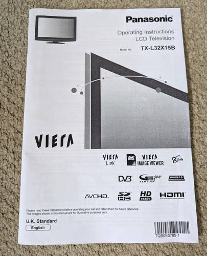 Panasonic l32x15b lcd - tx-l32x15b,