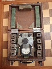 Vintage Circa 1950s Marconi Wavemeter TF 975 in Teak Box UNTESTED