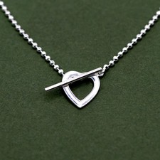 Sterling Silver Heart and