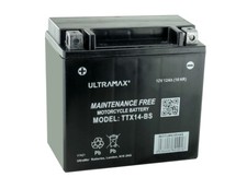 ULTRAMAX TTX14-BS (REPLACES YUASA YTX14-BS) Motorcycle Gel battery
