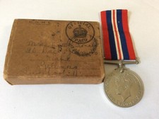 WW2 War medal and box Mr
