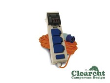 240V Mobile Mains Hook-Up, RCD & MCB, Camping/Campervan 240V Electric Hook-Up