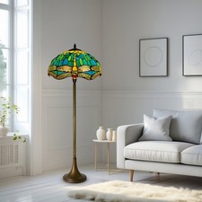 Green Tiffany Floor Lamp 16