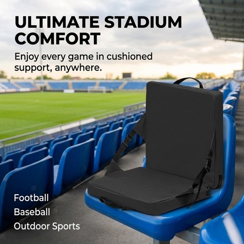 Stadium seat cushion folding - cushion,