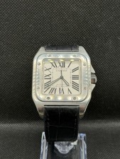 Cartier Santos White Men's