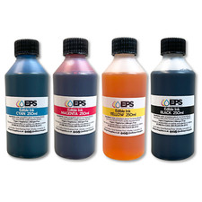 EPS Edible Ink Refill Set (4 x 250ml) for Canon and Epson Edible Printers CMYK