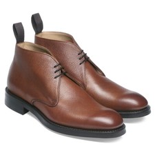Joseph Cheaney Jackie III R Chukka Boot in Mahogany Grain Leather £475 - F Fit