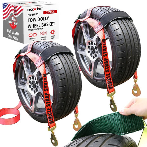 Pro tow dolly basket straps - tow,