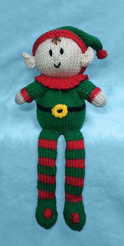 Knitting pattern elf shelf - elf,