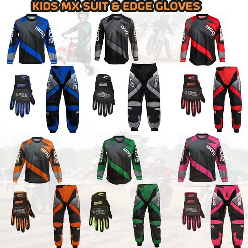 Kids motocross jersey pant - jersey,