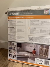 Lindam Extending Wooden Wall Fix Safety Gate