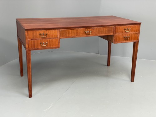 Vintage 1950s mahogany desk - vintage,