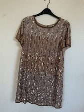 Heavily Beaded Sequin Dress In