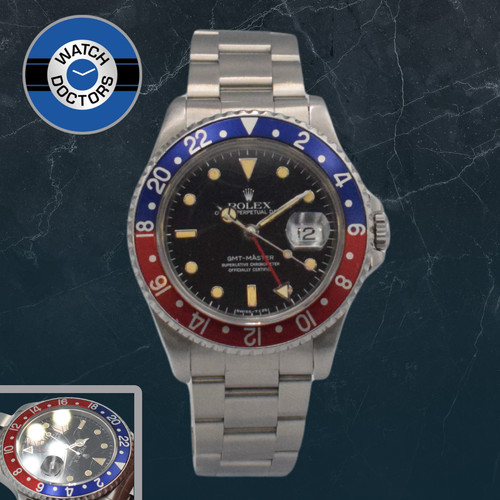 1989 rolex gmt - master, "pepsi"