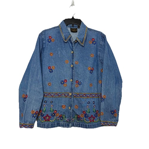 Vintage embroidered floral - vintage,