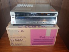 Sony Betamax Beta Tape Player