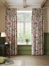 John Lewis Fruit Tree Pencil Pleat Blackout Curtains W167 x D182cm - Multi A