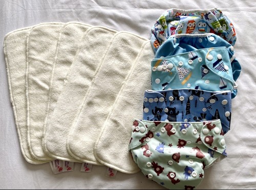 Reusable nappies bundle - reusable,