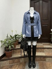 NWT Cider Blue Faux Leather