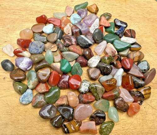 200 assorted polished - polished, stone