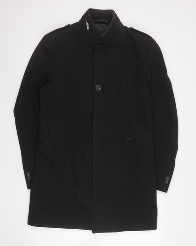 Zara man black - man, wool
