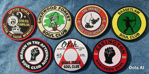 Northern soul iron patch - soul, on