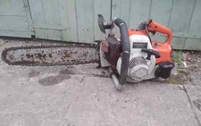 Stihl 08s vintage collectable chainsaw running with good compression