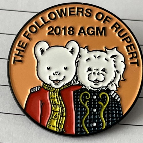 Rupert bear collectable pin - *,