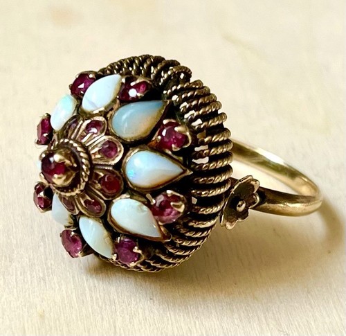 Rare antique 14k gold signed - ,