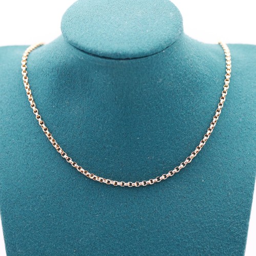 9ct gold belcher - gold, chain