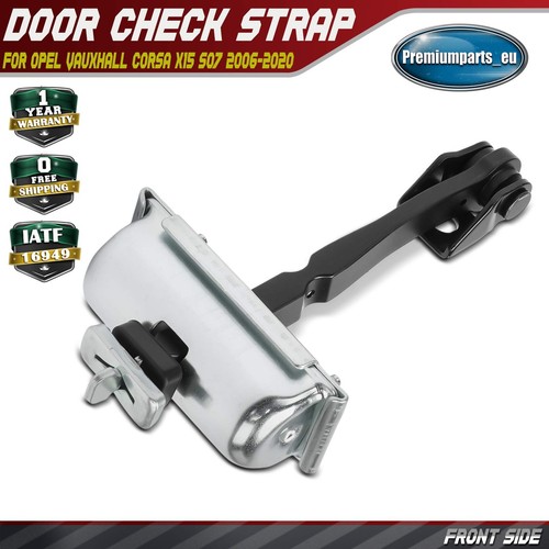 Door check strap front left - door,