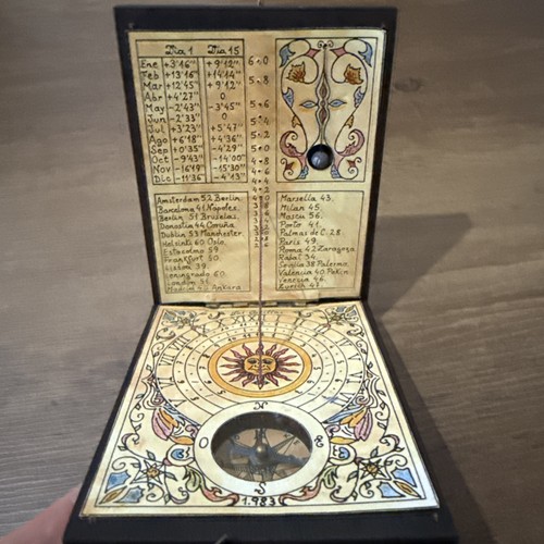 Antique sun dial