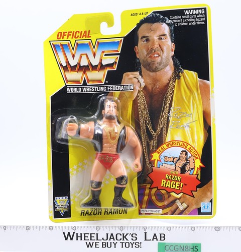 Razor ramon yellow card - card, wwf