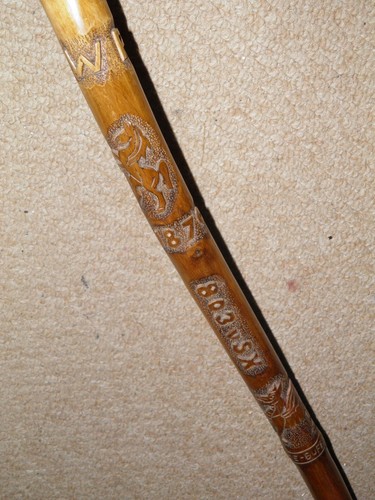 Vintage military hand - vintage, hand-carved