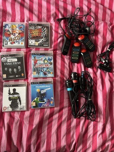 Ps3 bundle buzz and singstar - bundle,