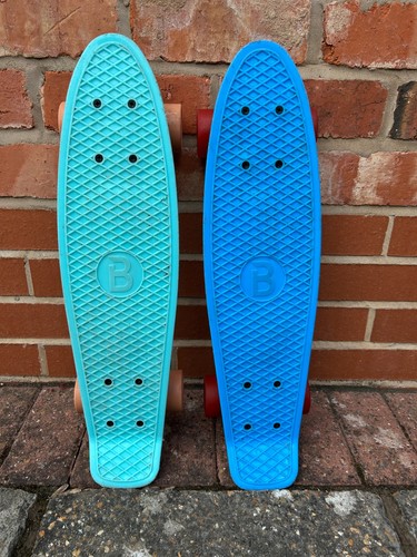 Two penny board skateboards
