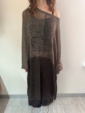 Rundholz Vintage Style Dress Black Label Avant Garde Women Model 172 cm 52